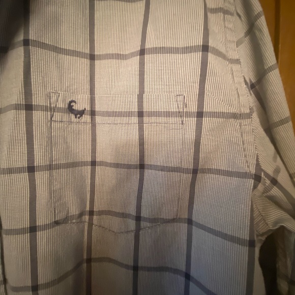 Old khaki button down mens shirt XL - Picture 4 of 6